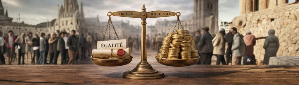 Abolition des privilèges et une poursuite des inégalités