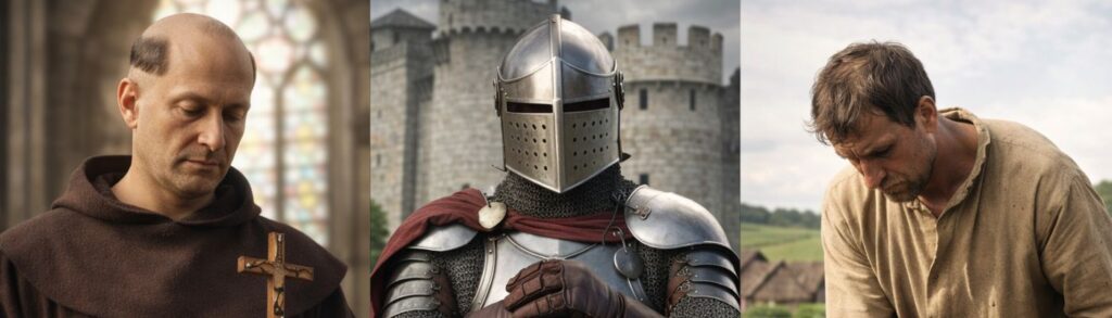 Le système tripartite de la société féodale