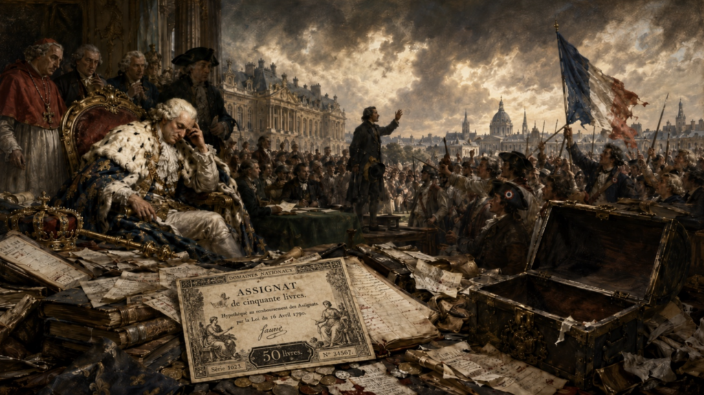 Révolution française et faillite de l&rsquo;État : comment la crise financière a abattu la monarchie