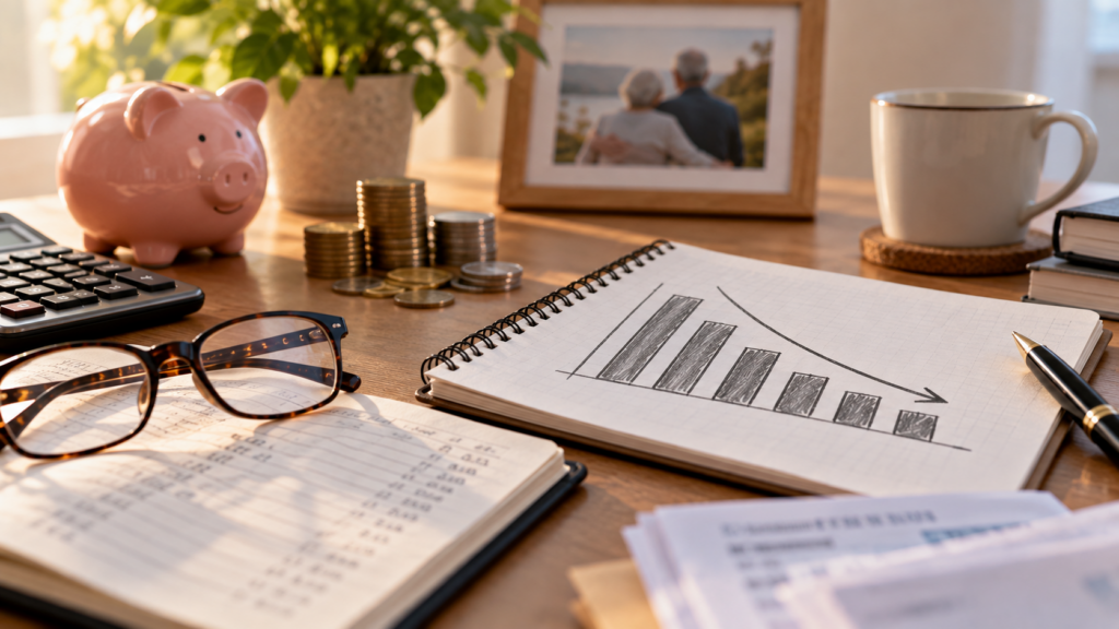 Baisse de revenus à la retraite : combien vous manquera-t-il chaque mois ?
